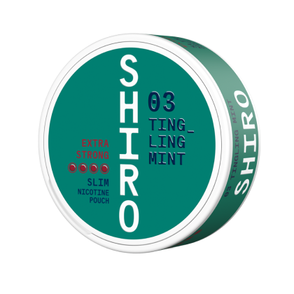 Shiro 03 Tingling Mint Extra Strong Slim