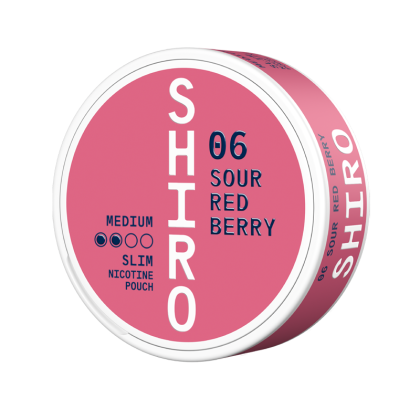 Shiro 06 Sour Red Berry Medium Slim All White