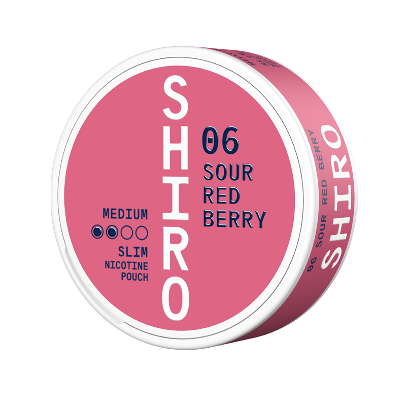 Shiro 06 Sour Red Berry Medium Slim All White