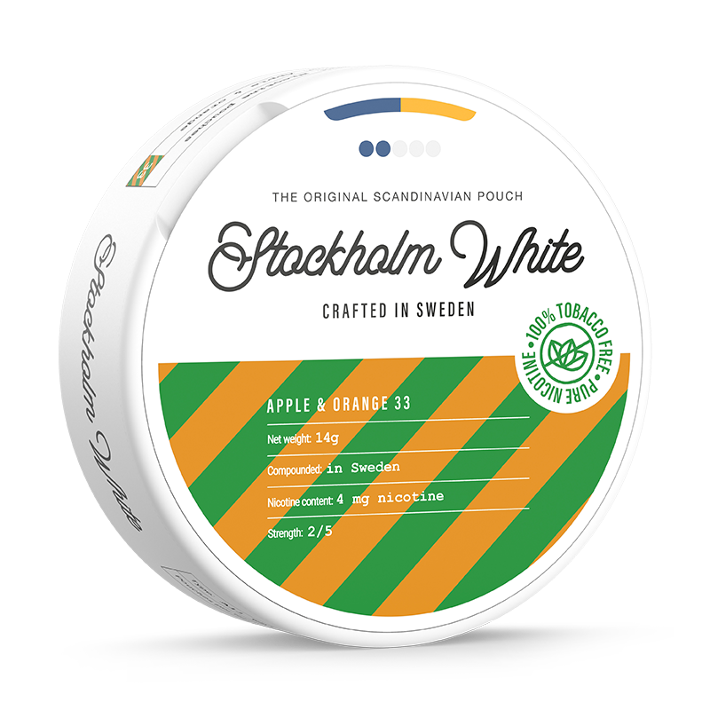 Stockholm White Apple & Orange 4mg