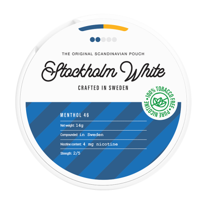 Stockholm White Menthol 4mg