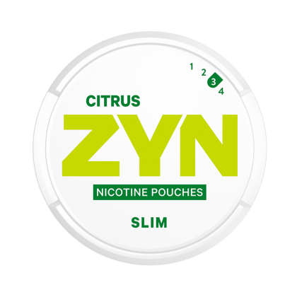 ZYN Citrus Slim Strong All white