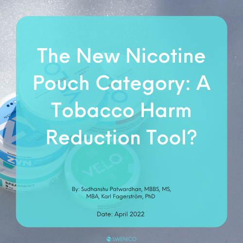 The New Nicotine Pouch Category: A Tobacco Harm Reduction Tool?