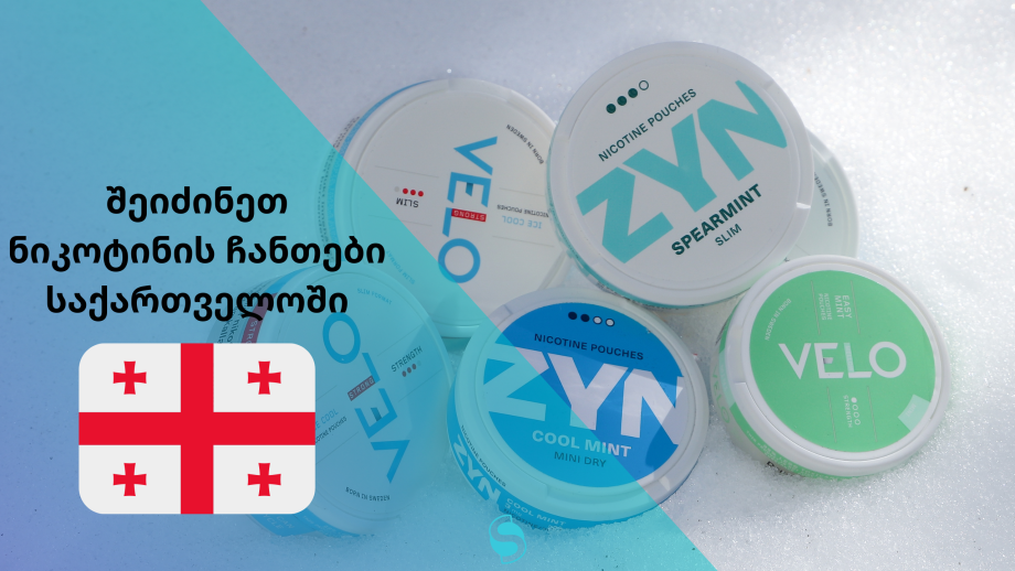 შეიძინეთ ნიკოტინის ჩანთები საქართველოში