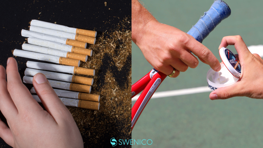 Smoking vs nicotine pouches