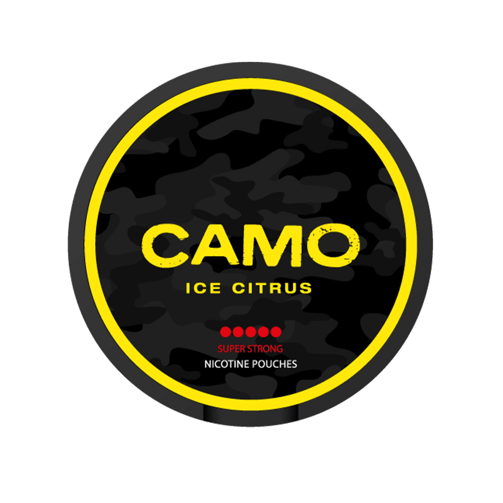 Camo Ice Citrus Slim All White Snus