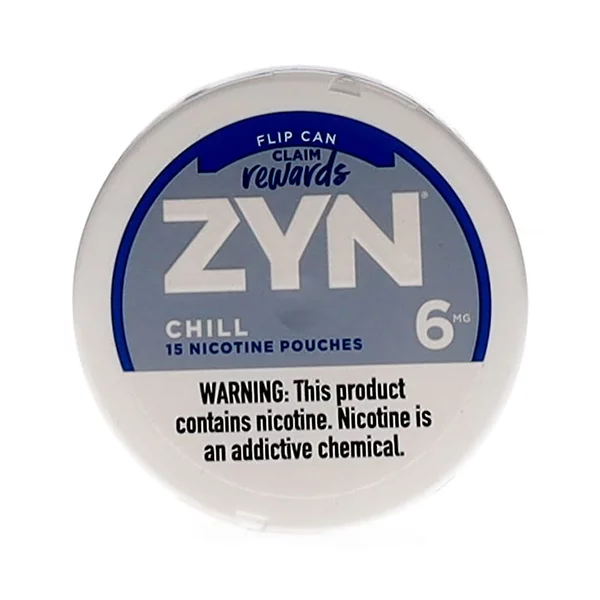 ZYN CHILL 15 NICOTINE POUCHES 3-6MG