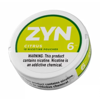 ZYN CITRUS 15 NICOTINE POUCHES 6MG