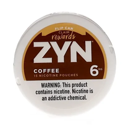 ZYN COFFEE 15 NICOTINE POUCHES 3-6MG