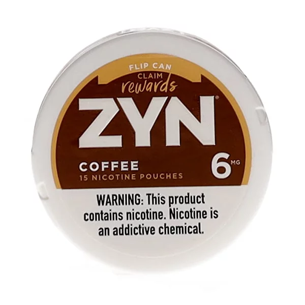 ZYN COFFEE 15 NICOTINE POUCHES 3-6MG