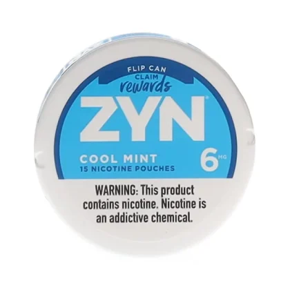 ZYN COOL MINT 15 NICOTINE POUCHES 6MG