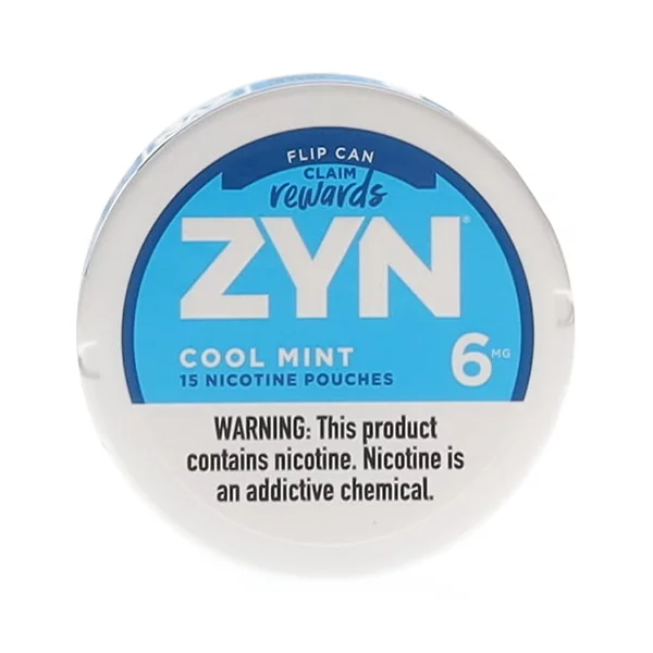 ZYN COOL MINT 15 NICOTINE POUCHES 6MG