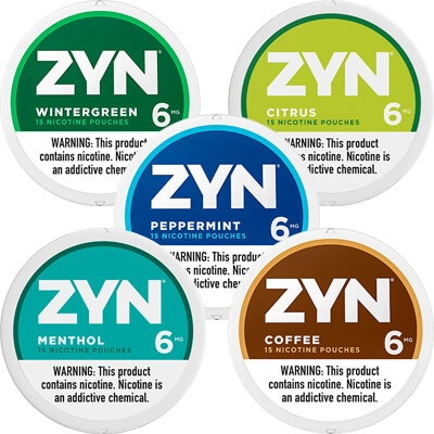 ZYN Nicotine Pouches – Tobacco Free – Pack Of 5