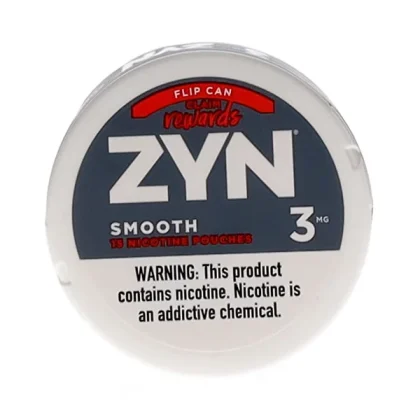 ZYN SMOOTH 15 NICOTINE POUCHES 6MG